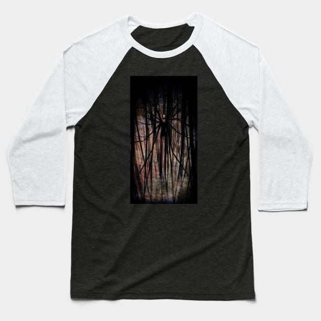 The Slenderman Baseball T-Shirt by PirateCashoo